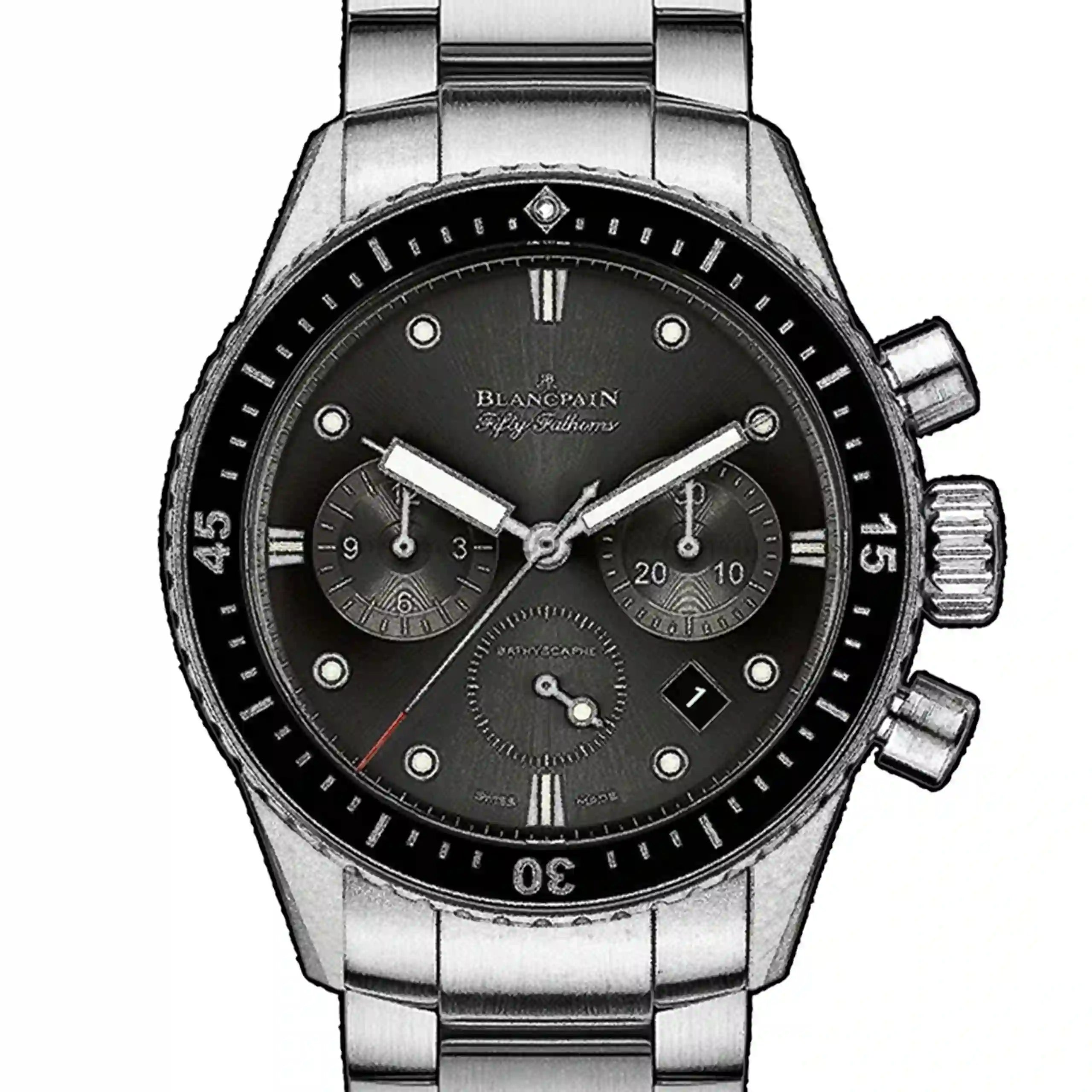 Blancpain Fifty Fathoms Automatic Zwart 43 mm