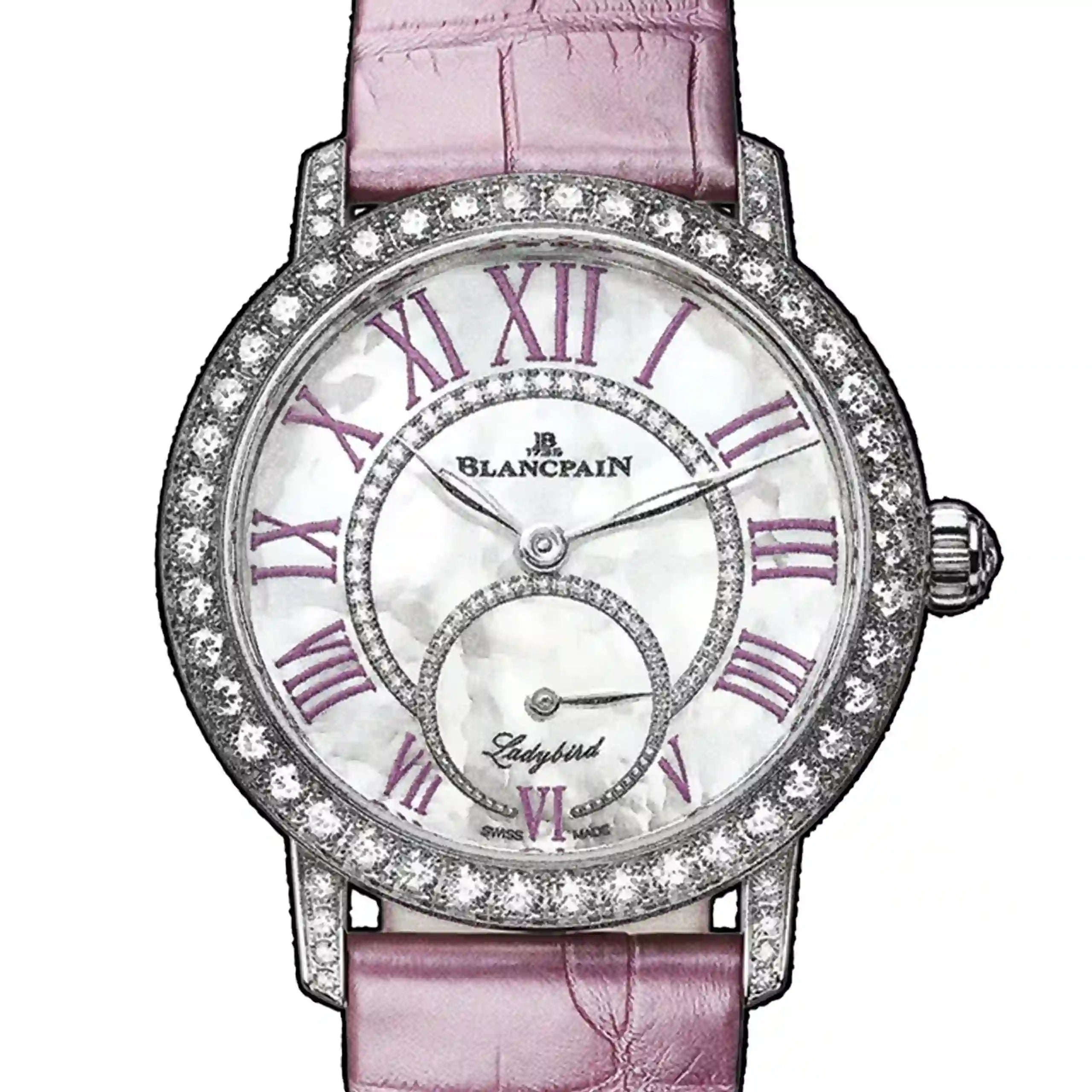 Blancpain Ladybird Automatic met parelmoer, 35 mm