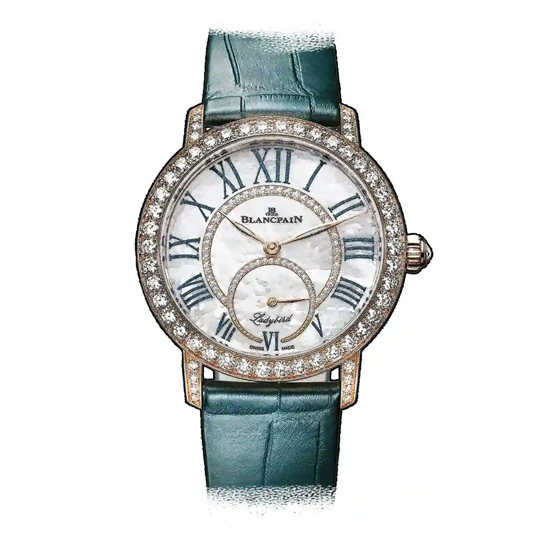 Blancpain Ladybird Automatic met parelmoer, 35 mm