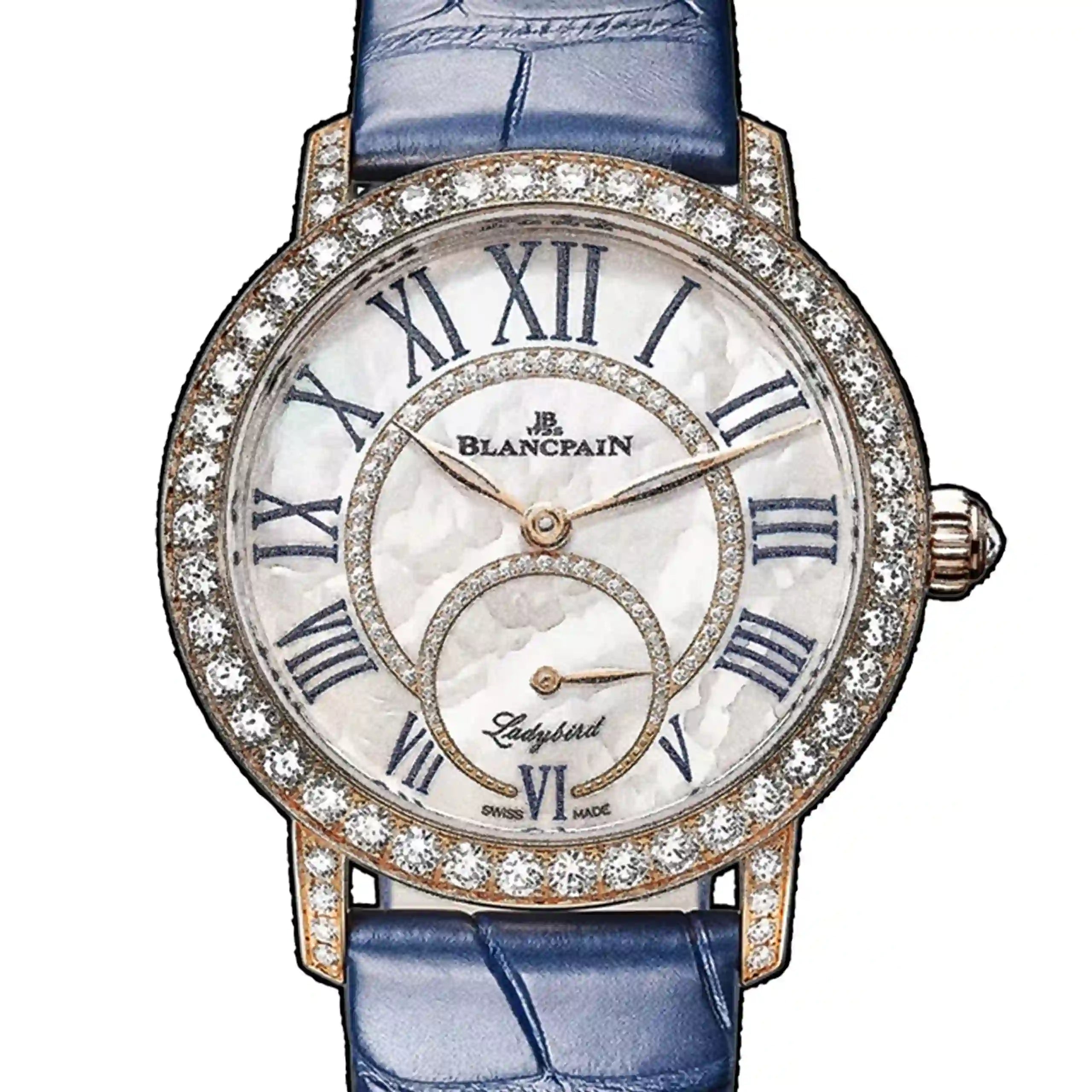 Blancpain Ladybird Automatic met parelmoer, 35 mm