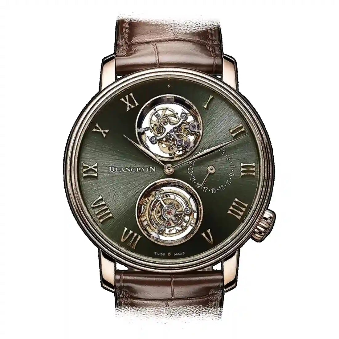 Blancpain Villeret Remontage Manuel Vert 45mm