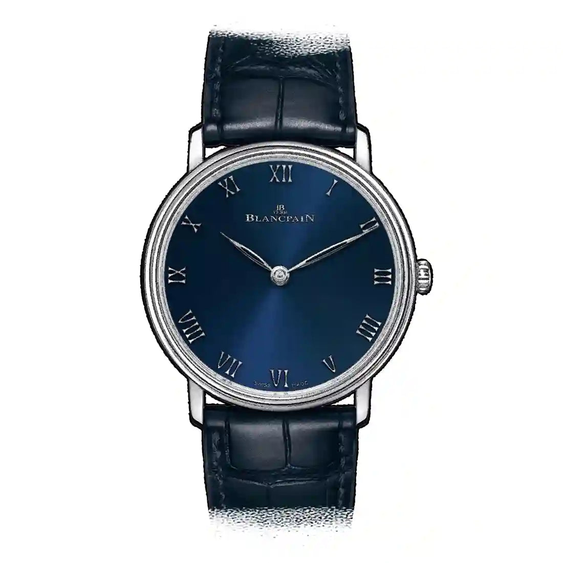 Blancpain Villeret Remontage Manuel Bleu 40mm