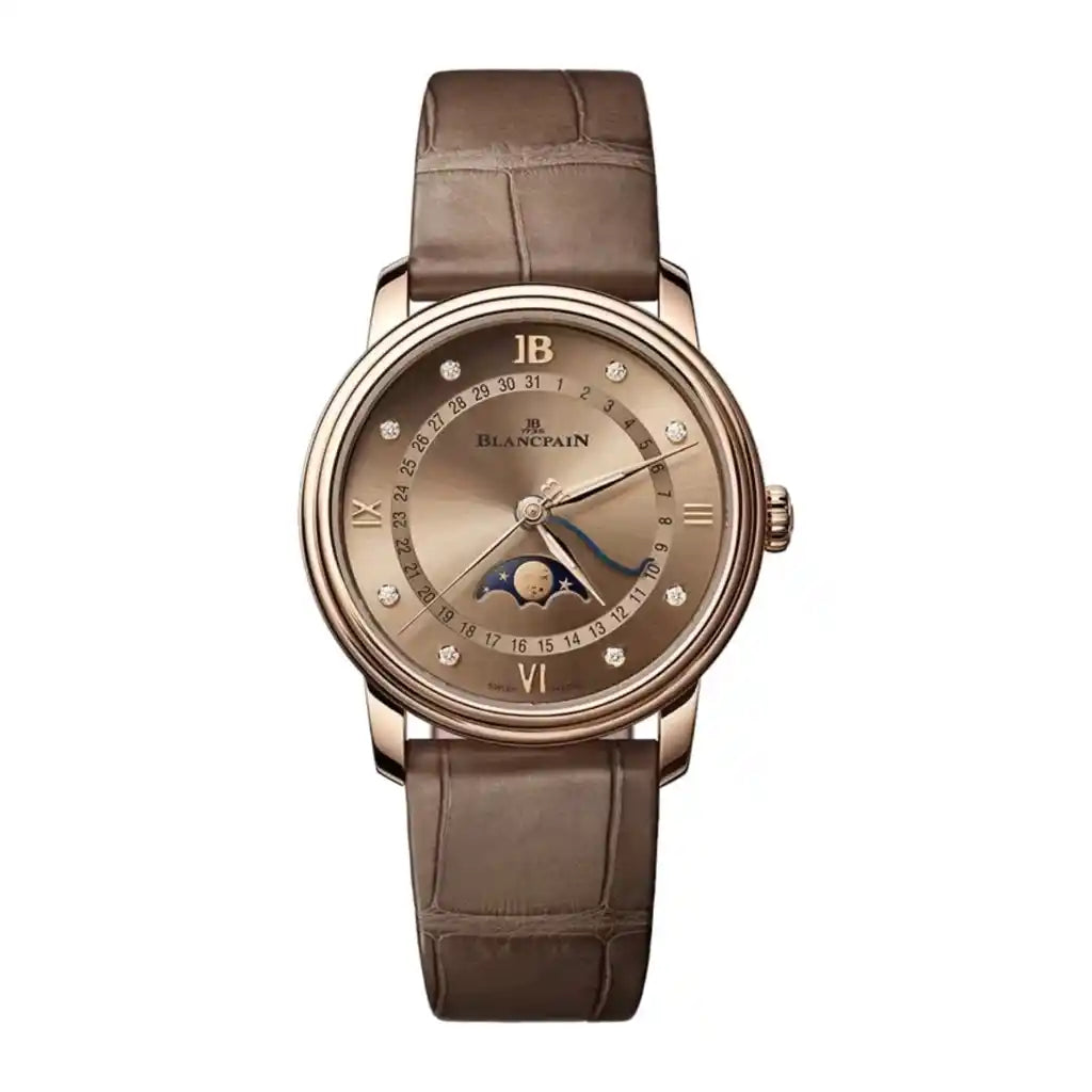 Blancpain Villeret 6126N 3646 55B Brown Dial Rose gold 33mm Watch