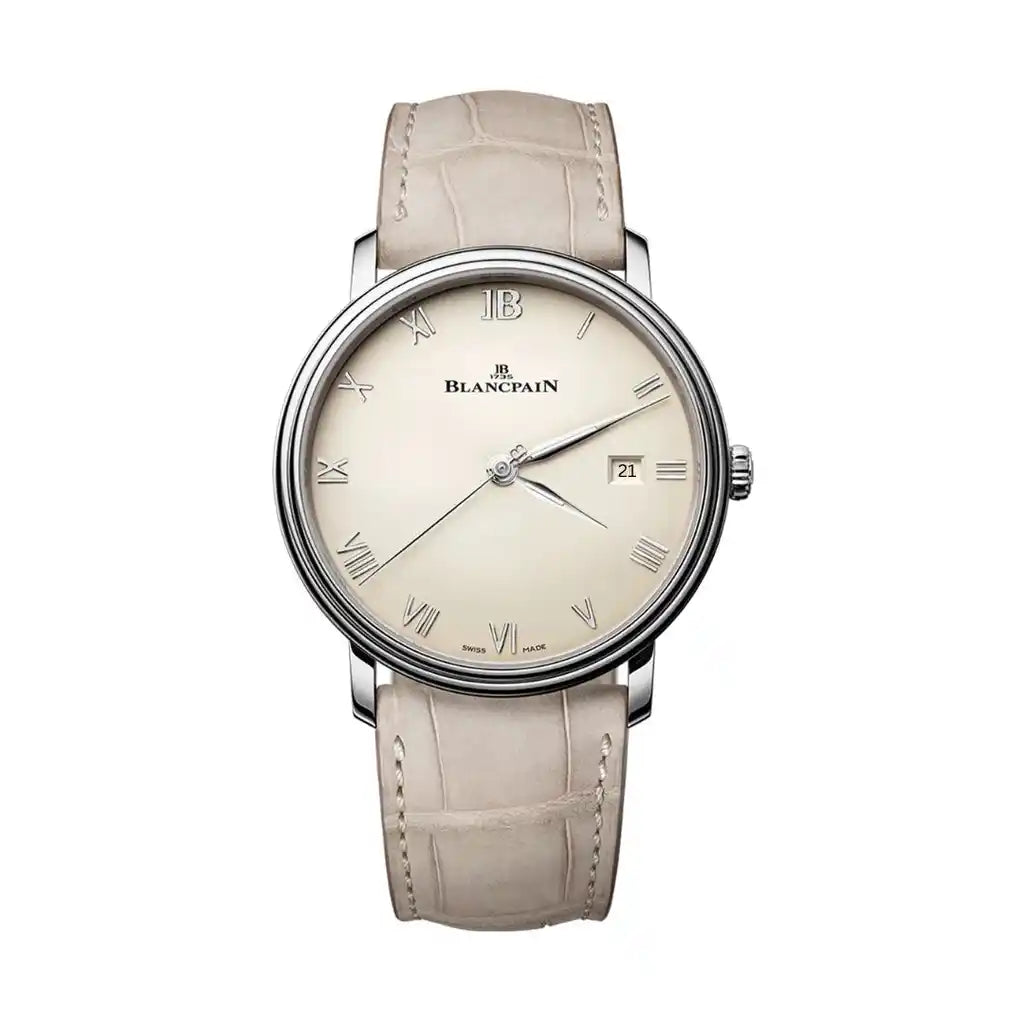 Blancpain Villeret 6651N 1142 55B – 40mm mit Silber und Edelstahlgehäuse, 40mm