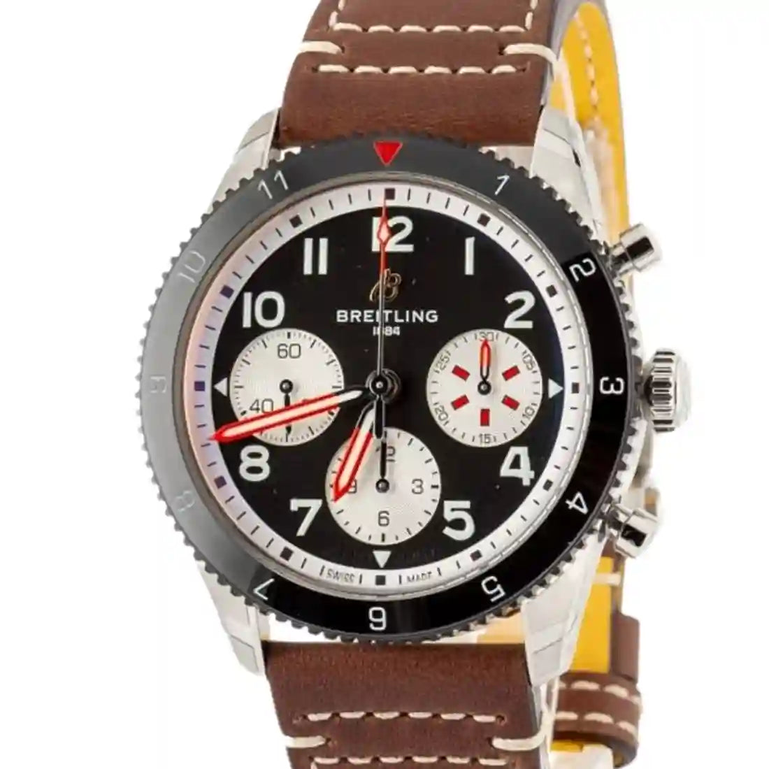 Breitling Classic AVI Automatik Schwarz