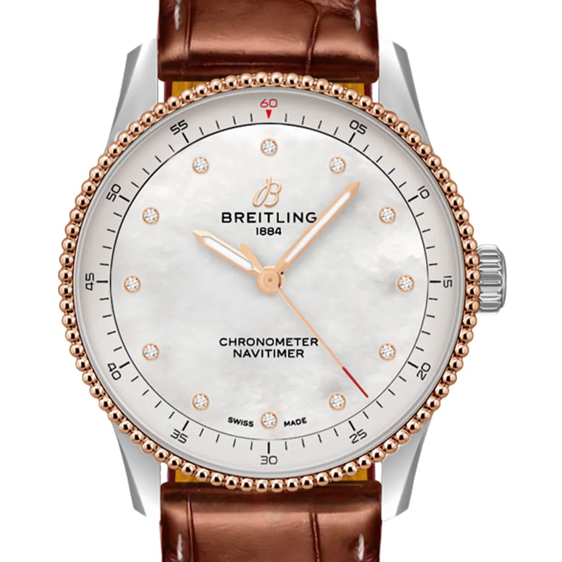 Breitling Navitimer Quarz Perlmutt