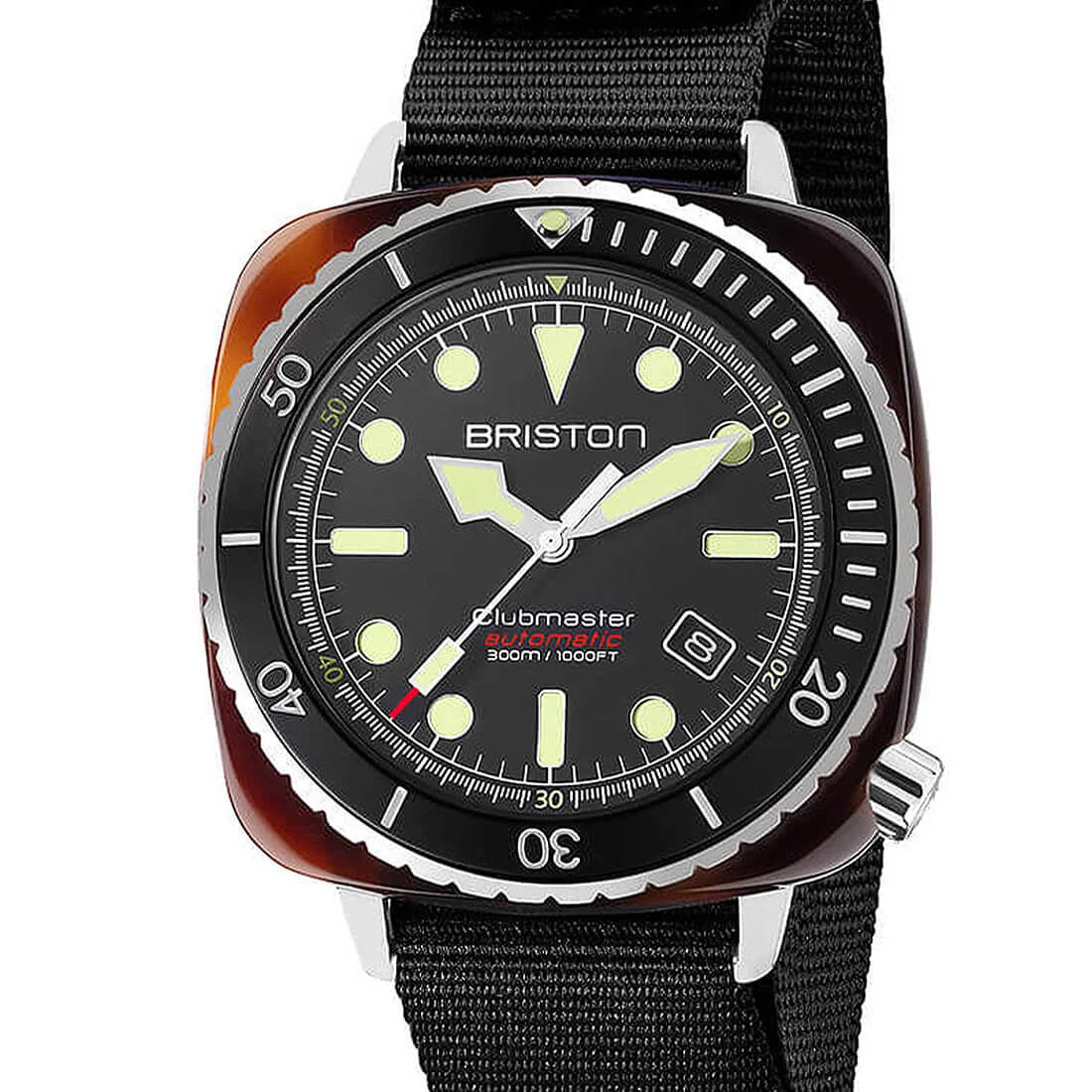 Briston Clubmaster Diver Pro Automatic Zwart 44 mm