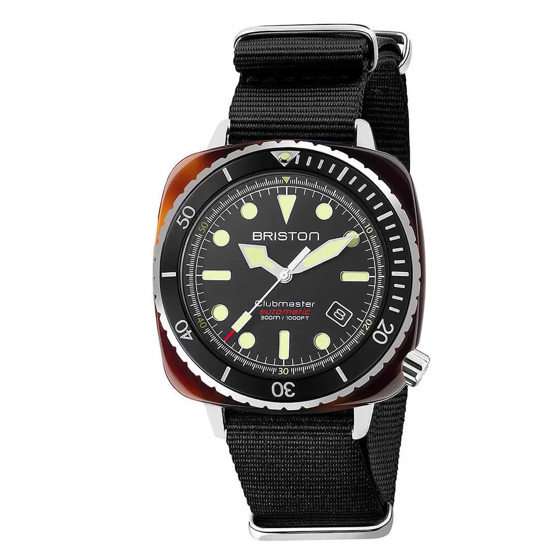 Briston Clubmaster Diver Pro Automatic Zwart 44 mm