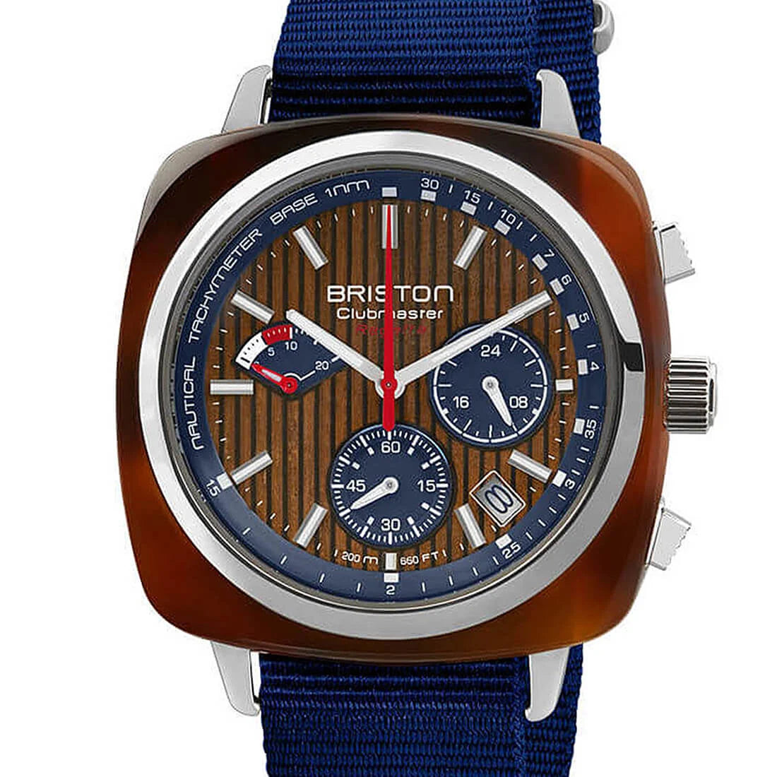 Briston Clubmaster Regatta Walnuss Quarz Braun