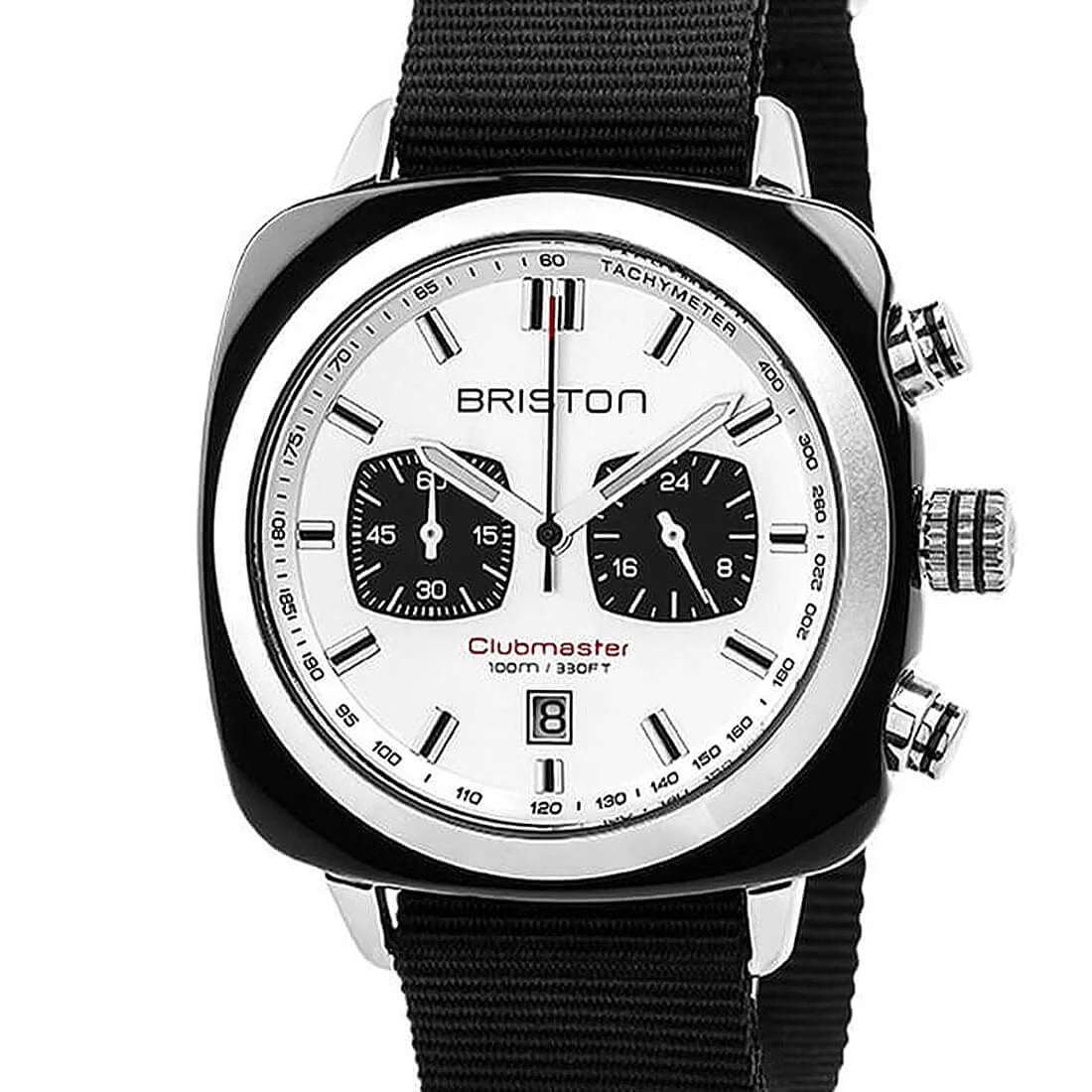 Briston Clubmaster Sport Chrono Quarz Weiß