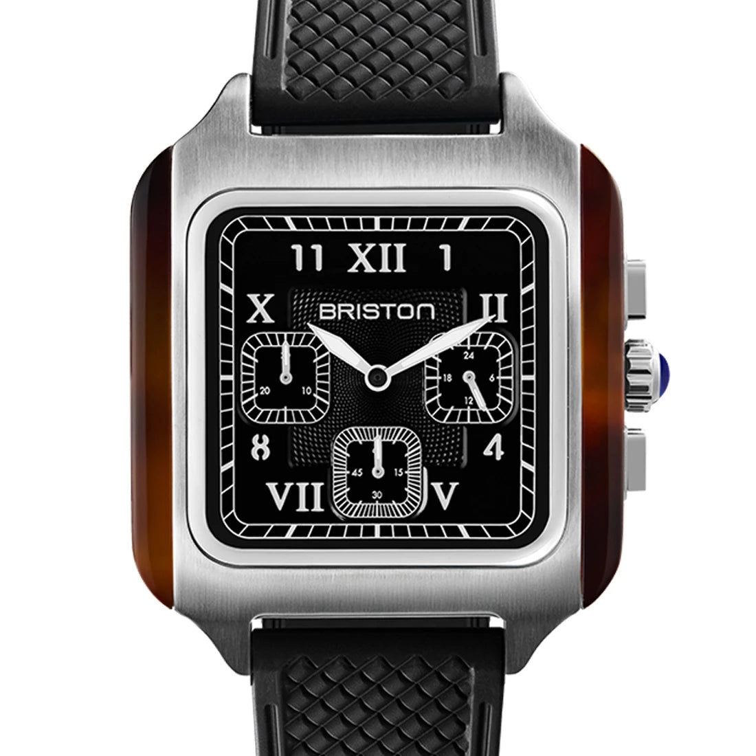 Briston Streamliner Kennedy Chrono Quartz Black 38mm