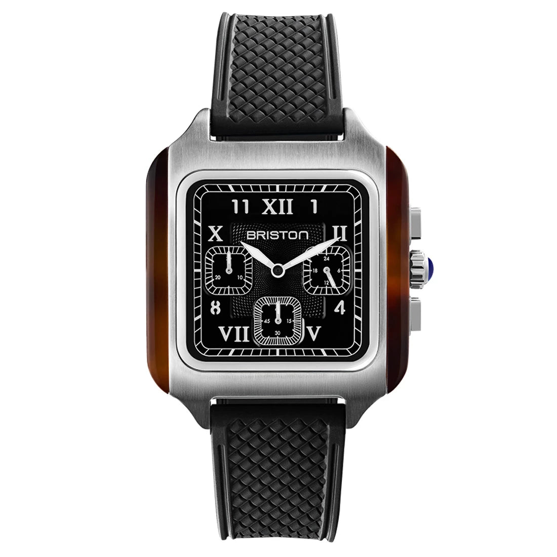 Briston Streamliner Kennedy Chrono Quartz Black 38mm