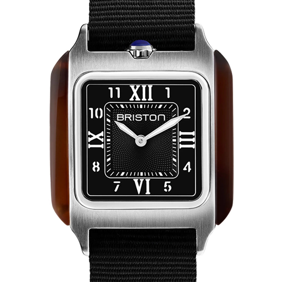 Briston Streamliner Kennedy HM Medium Kwarts Zwart 30 mm