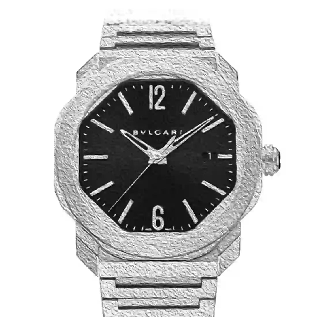 Bulgari Octo Automatik Schwarz