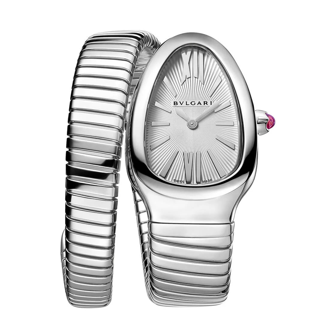 Bulgari Serpenti Quarz Weiß