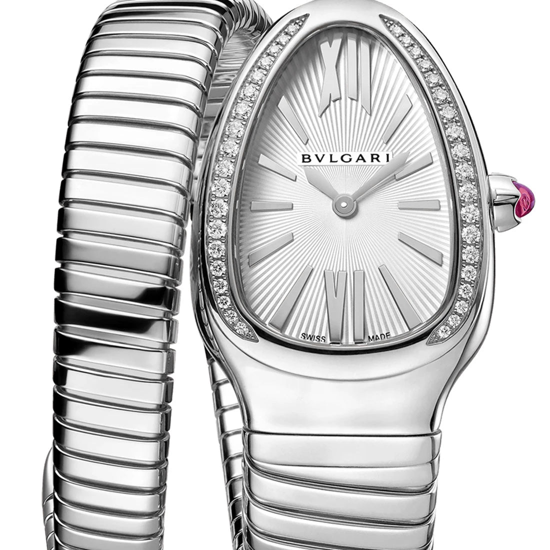 Bulgari Serpenti Quartz Silver 35mm