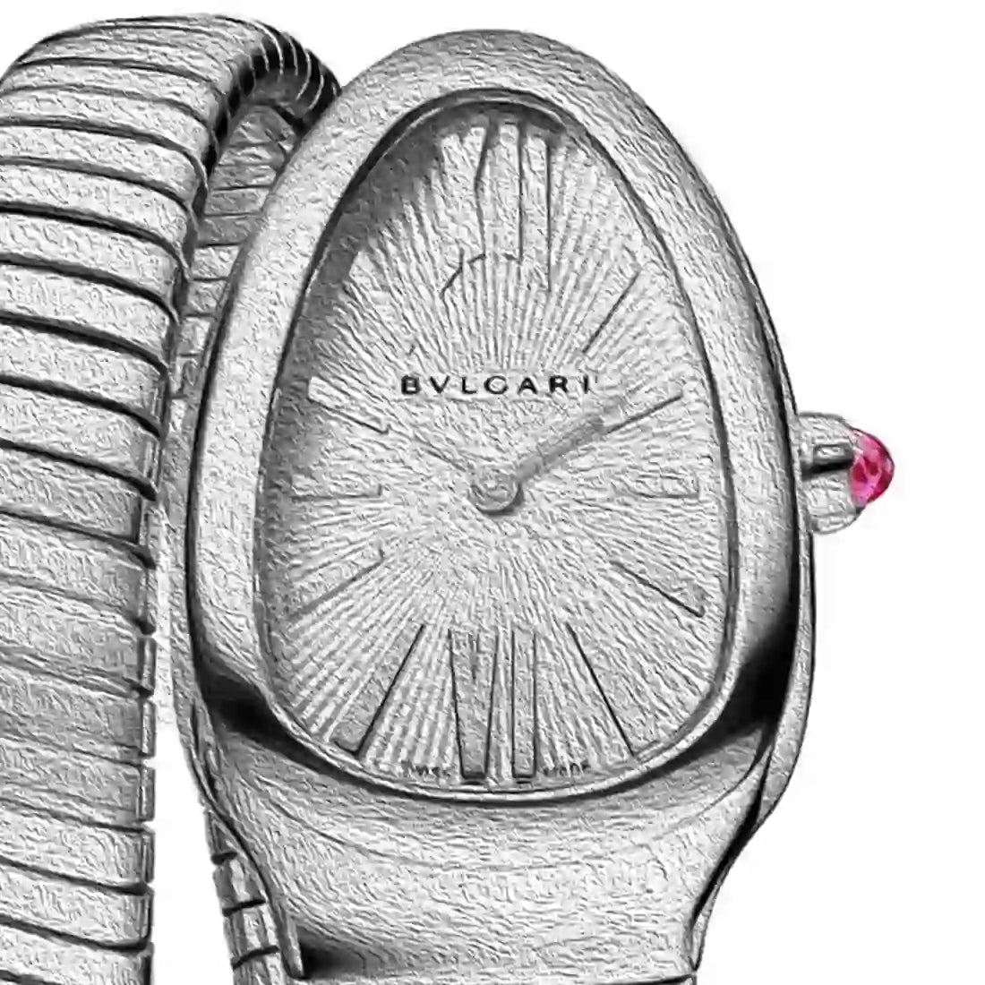 Bulgari Serpenti Quartz Silver 35mm