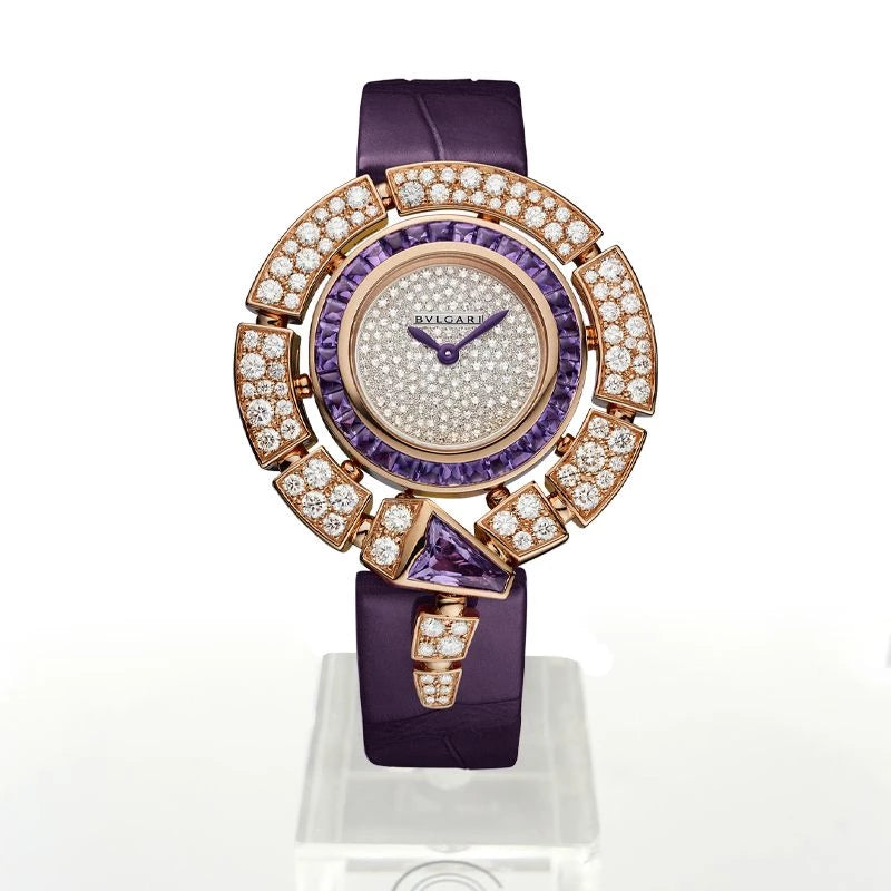 Bulgari Serpenti Quartz Gemstones 27mm