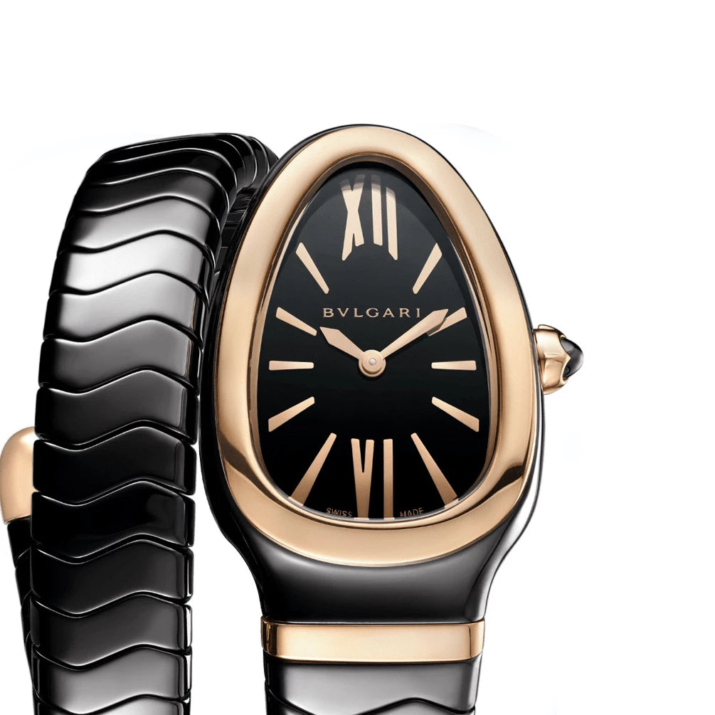 Bulgari Serpenti Quartz Noir 35mm