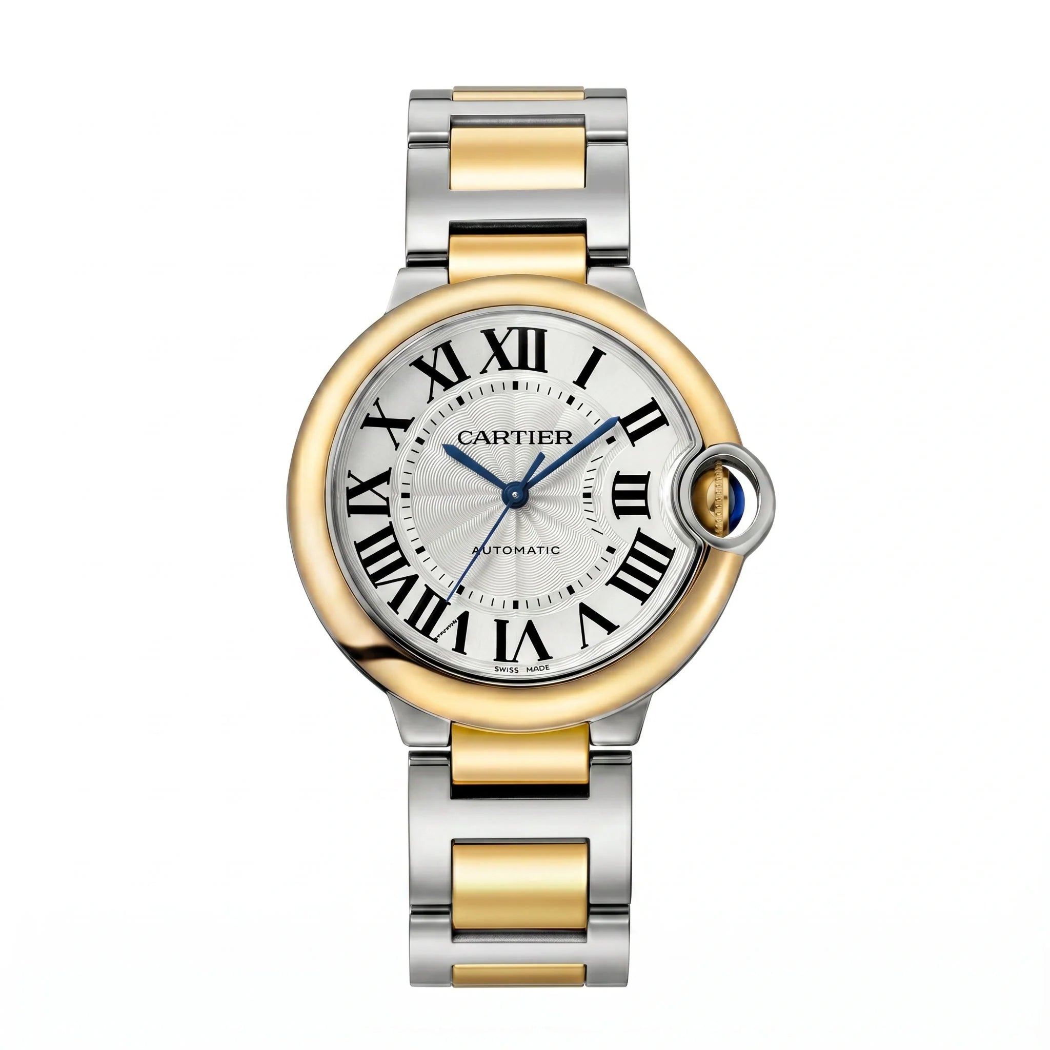 Cartier Ballon Bleu Automatique Opaline argentée 36mm