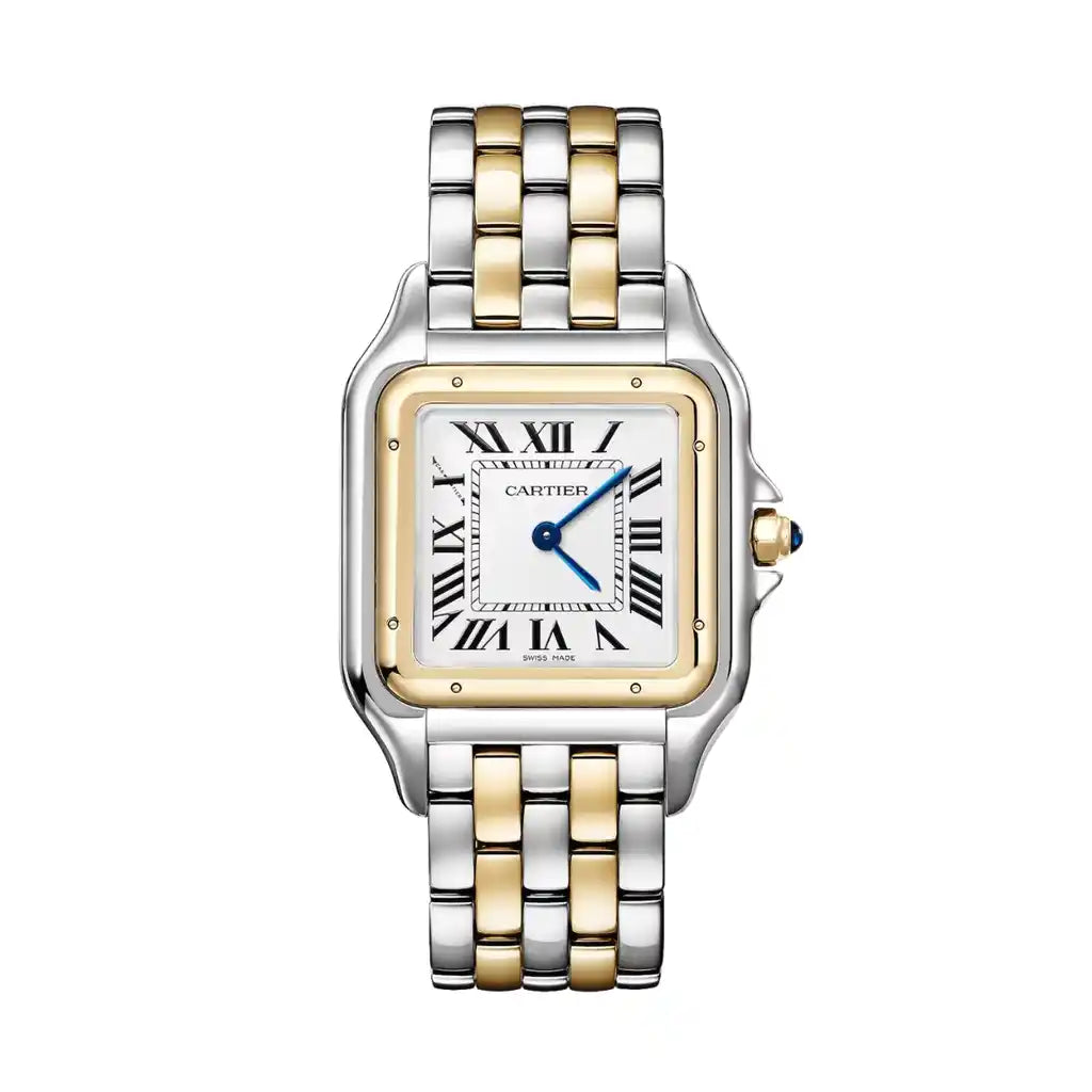 Cartier Panthère Quarz Silber x 42 mm