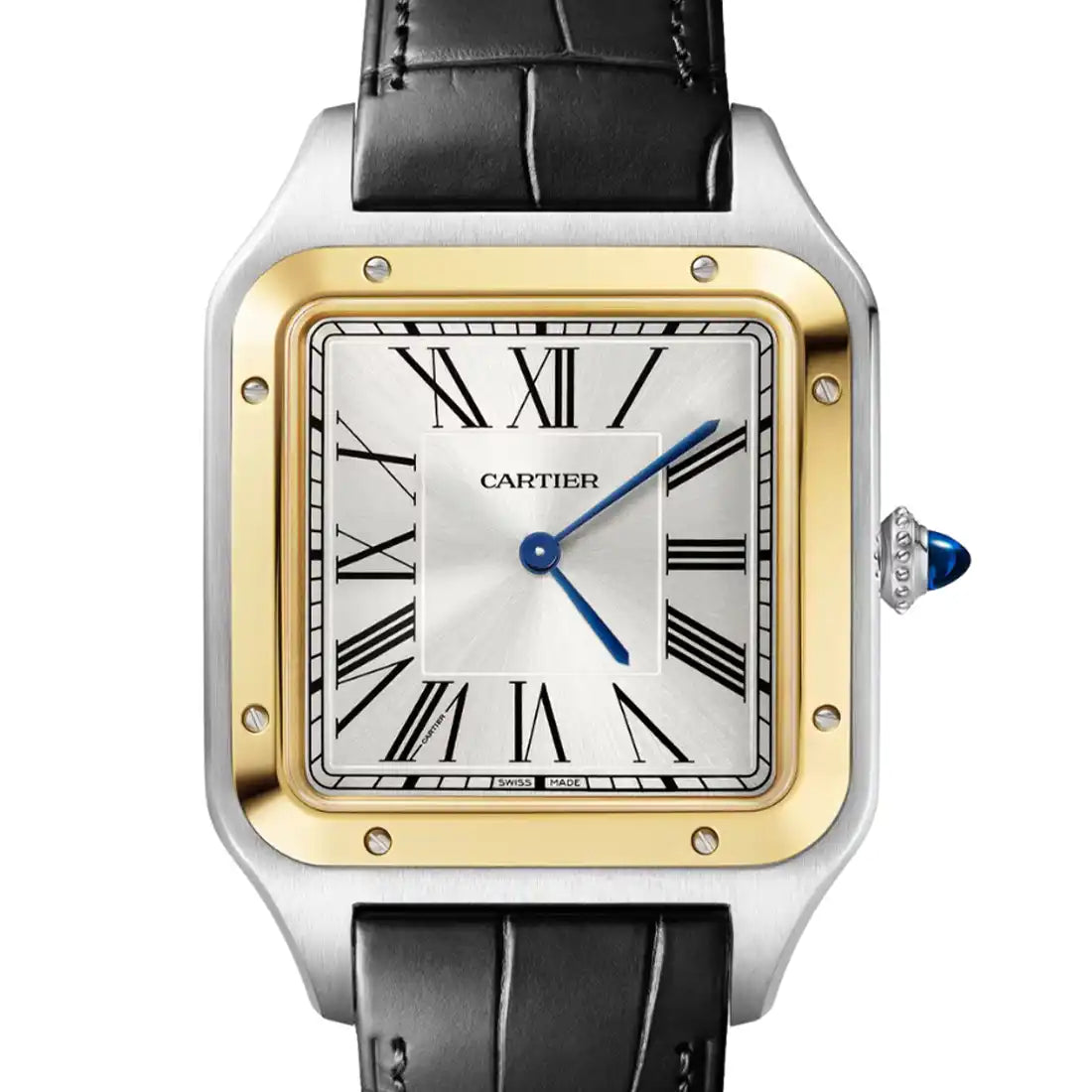 Cartier Santos-Dumont Remontage Manuel , 46,6 x 33,9 mm