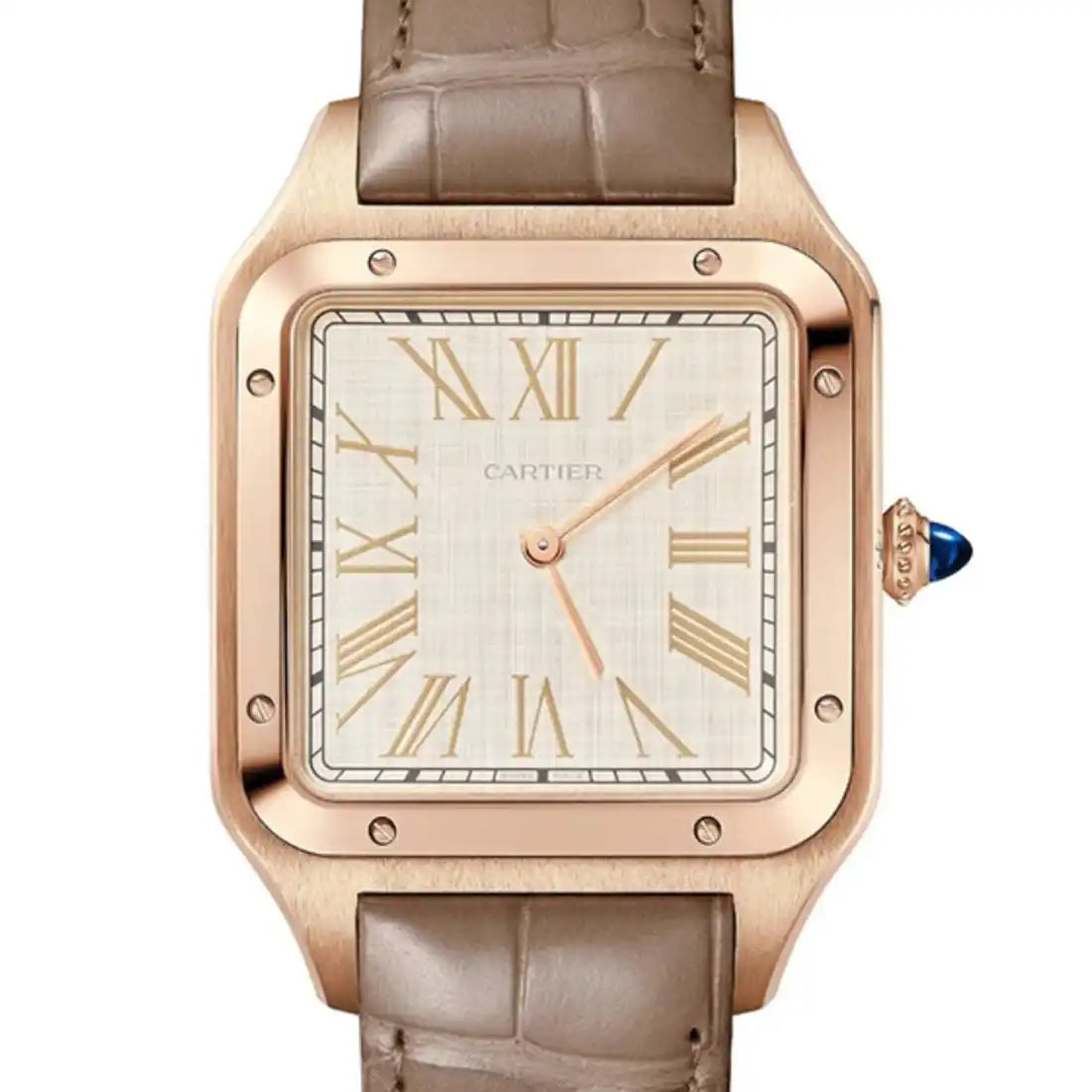 Cartier Santos-Dumont Remontage Manuel Beige ,6 x 33,9 mm
