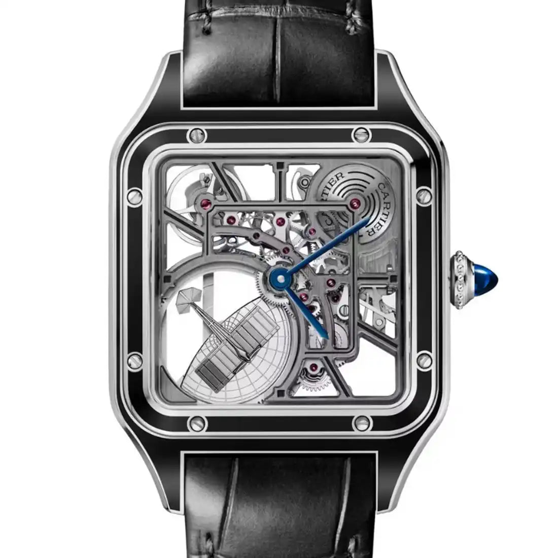 Cartier Santos-Dumont Automatic Silver 43,5mm