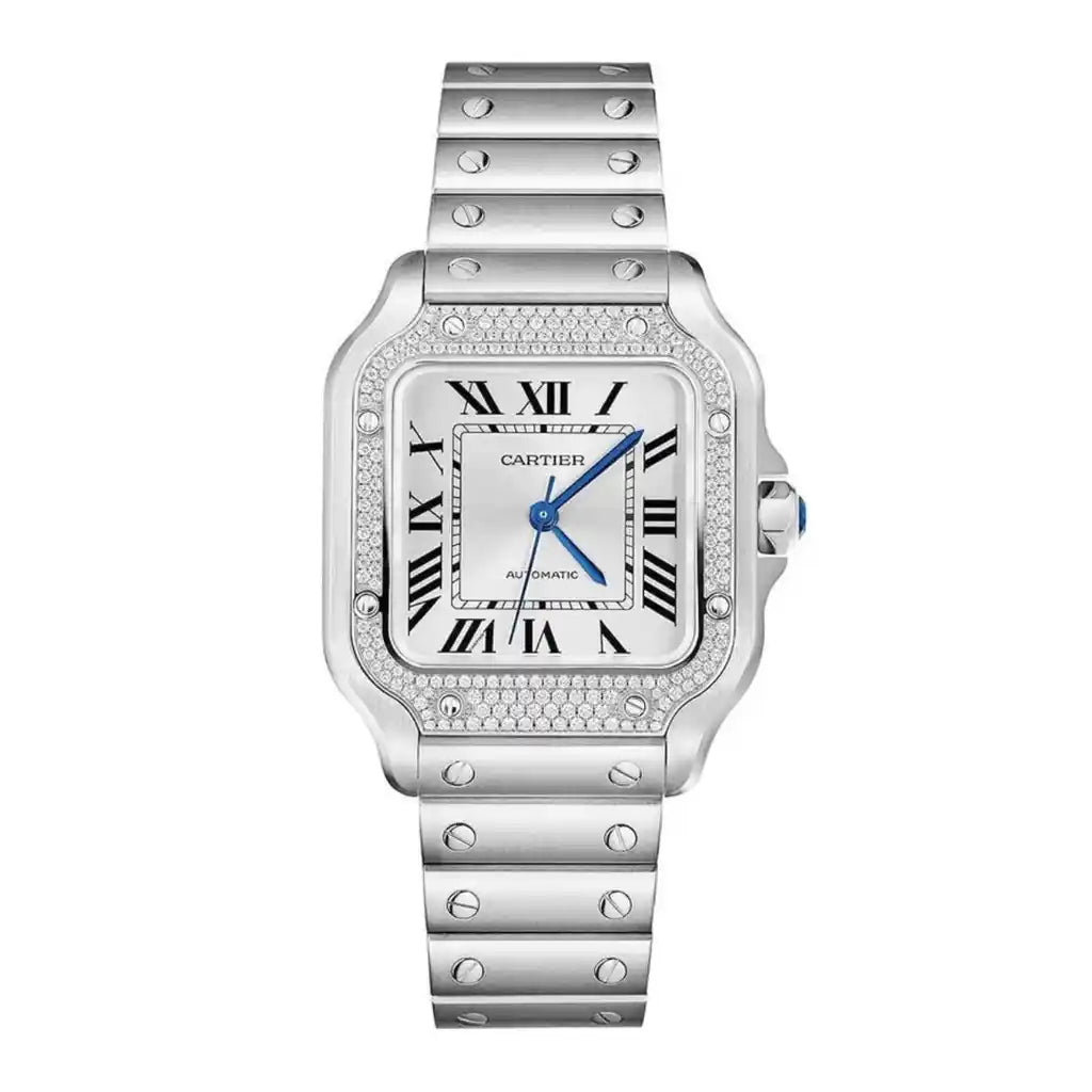 Cartier Santos Automatique Argent 25.1 x 41.9mm