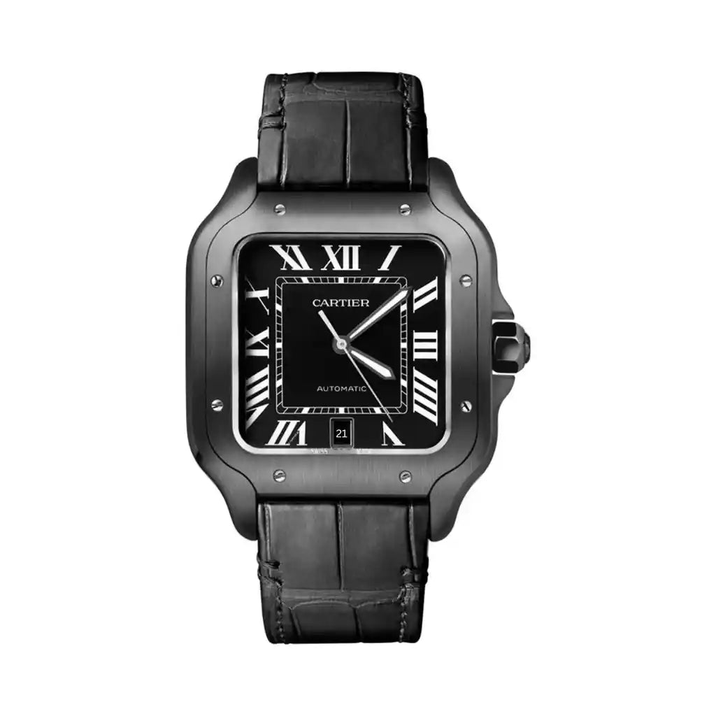 Cartier Santos Automatique Noir 39.8 x 47.5mm