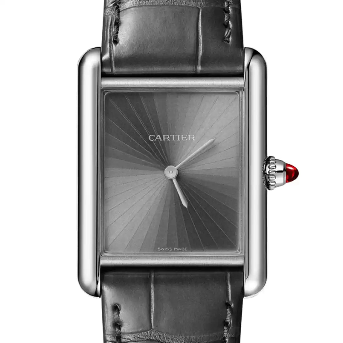 Cartier Tank Louis Remontage Manuel Gris ,7 x 25,5 mm