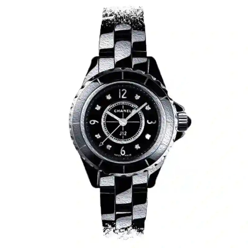 Chanel J12 Quartz Black