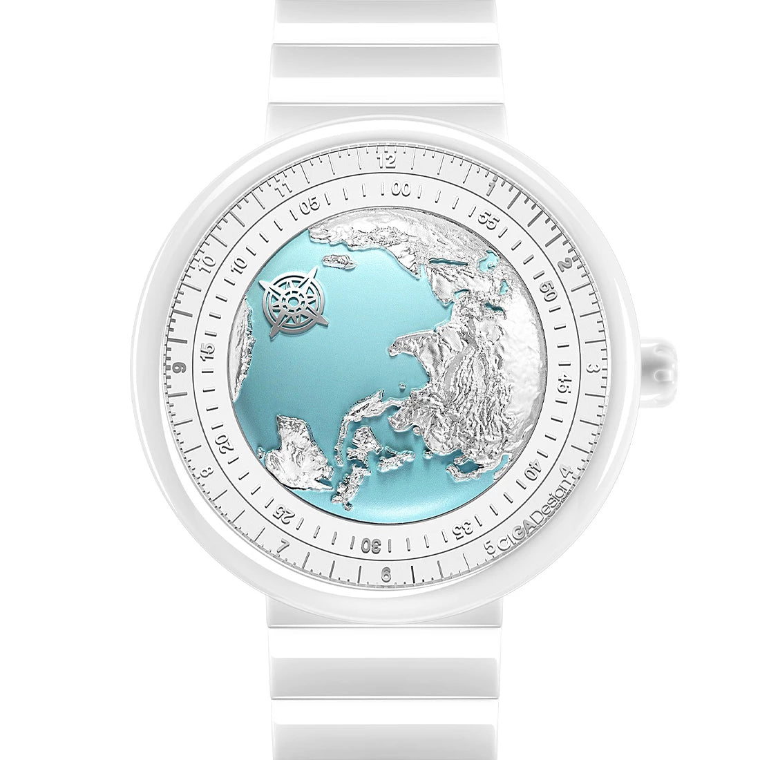 CIGA Design Blue Planet Automatic Wit 43 mm