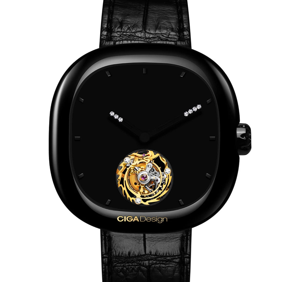 CIGA Design Tourbillon Dragon Automatic Zwart 45 mm