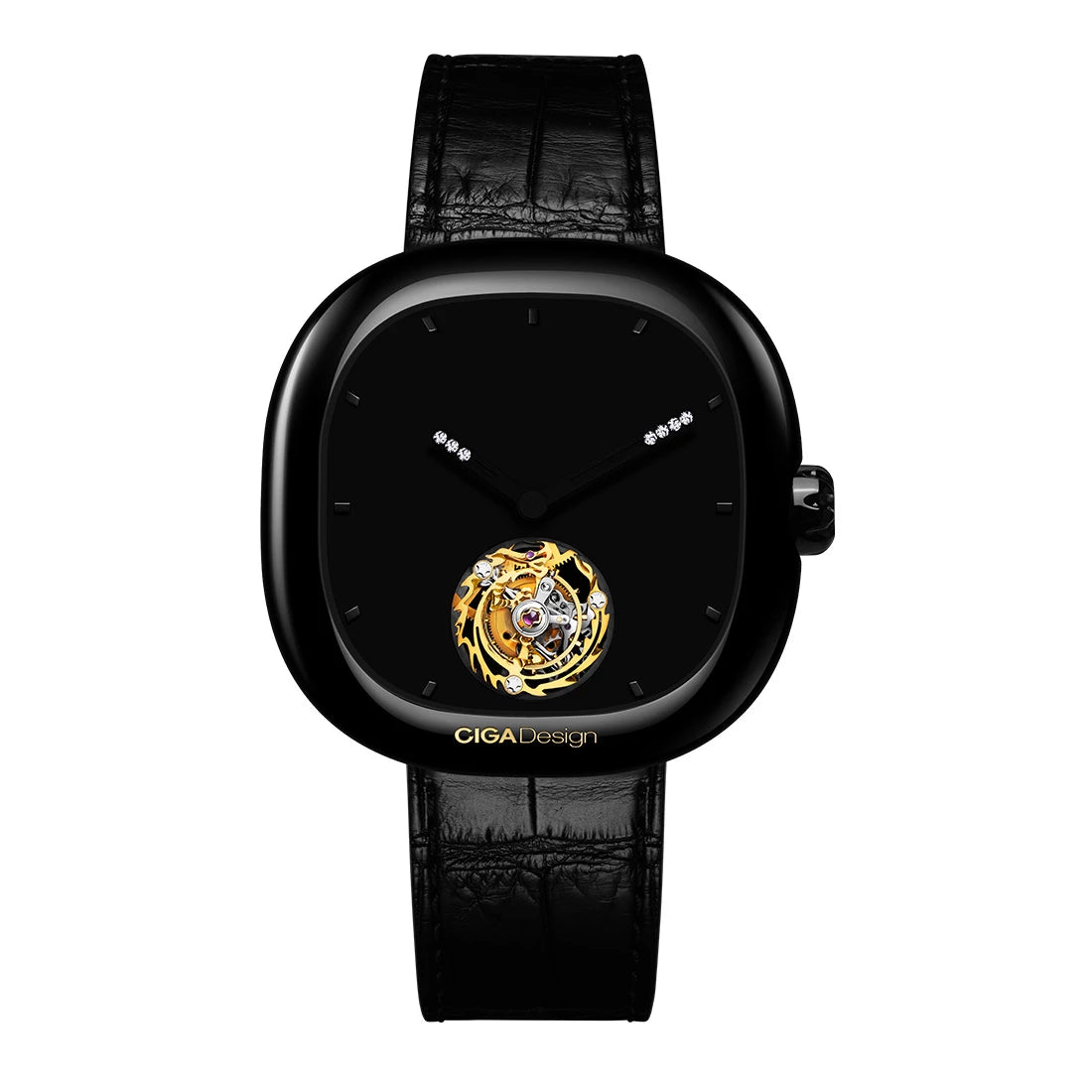CIGA Design Tourbillon Dragon Automatic Zwart 45 mm