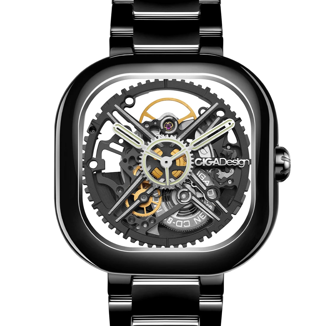 CIGA Design Eastern Jade Automatic Zwart 43 mm