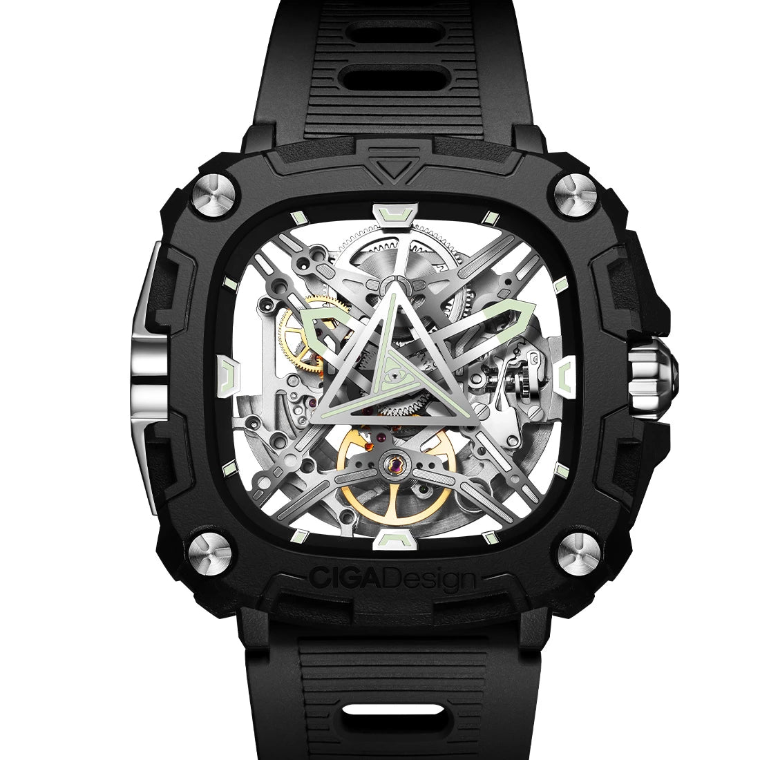 CIGA Design Eye of Horus Automatic Zilver 48 mm