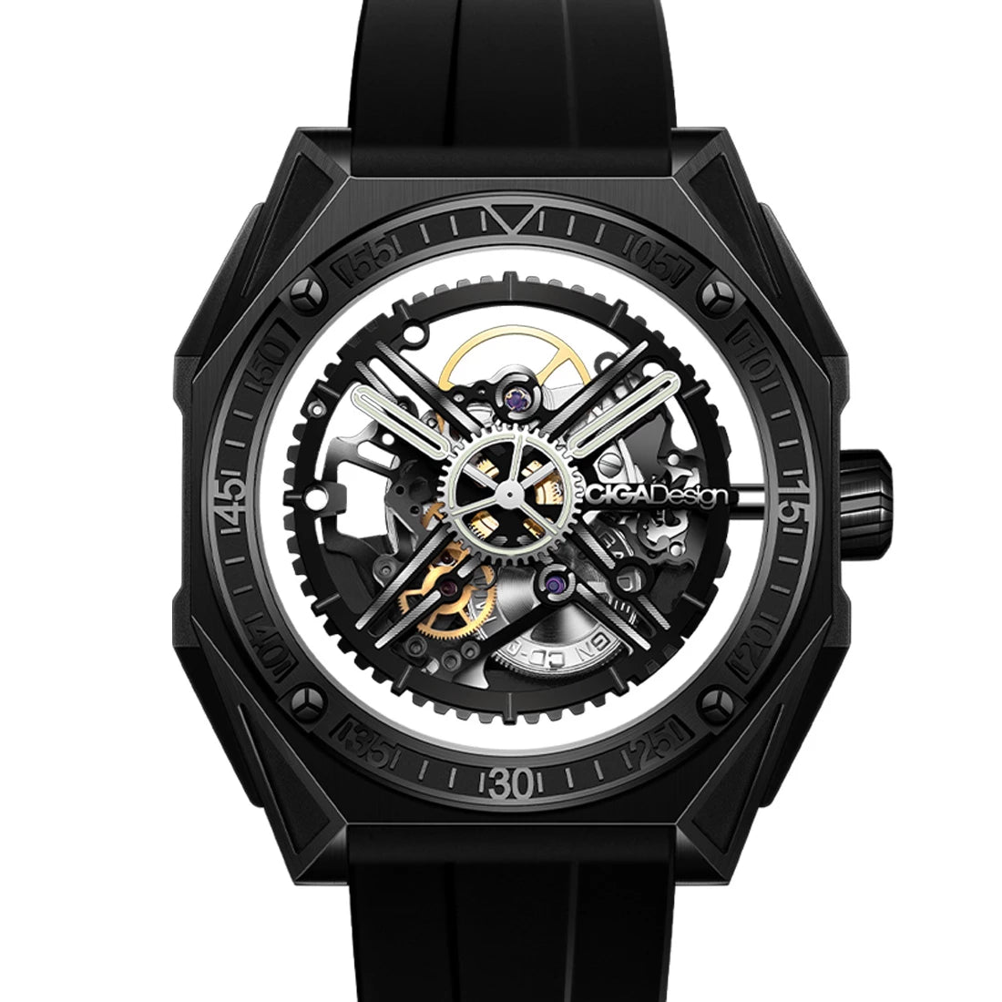 CIGA Design Magician Handopwinding Zwart 46 mm