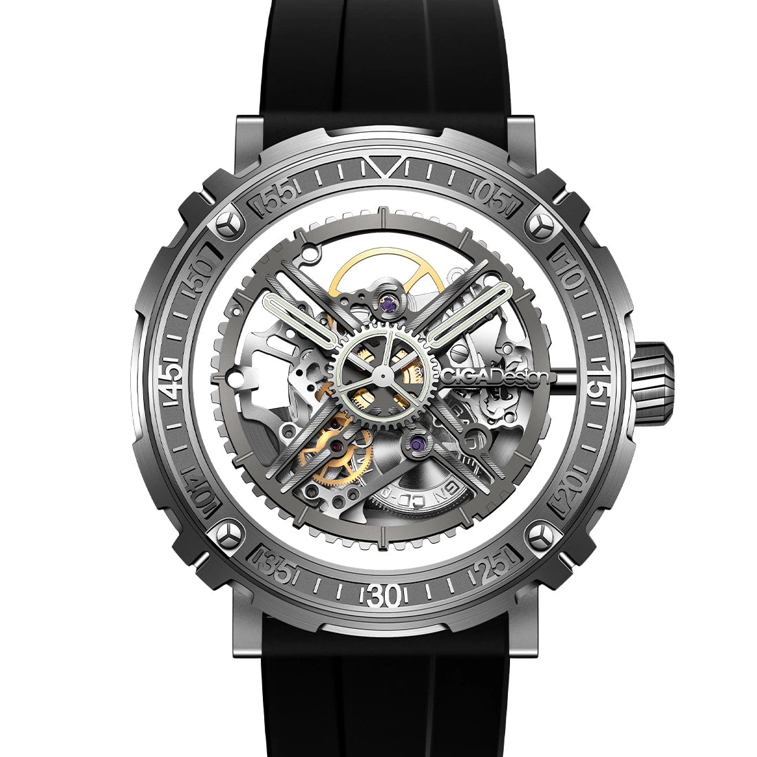 CIGA Design Magician Automatic Zilver 46 mm