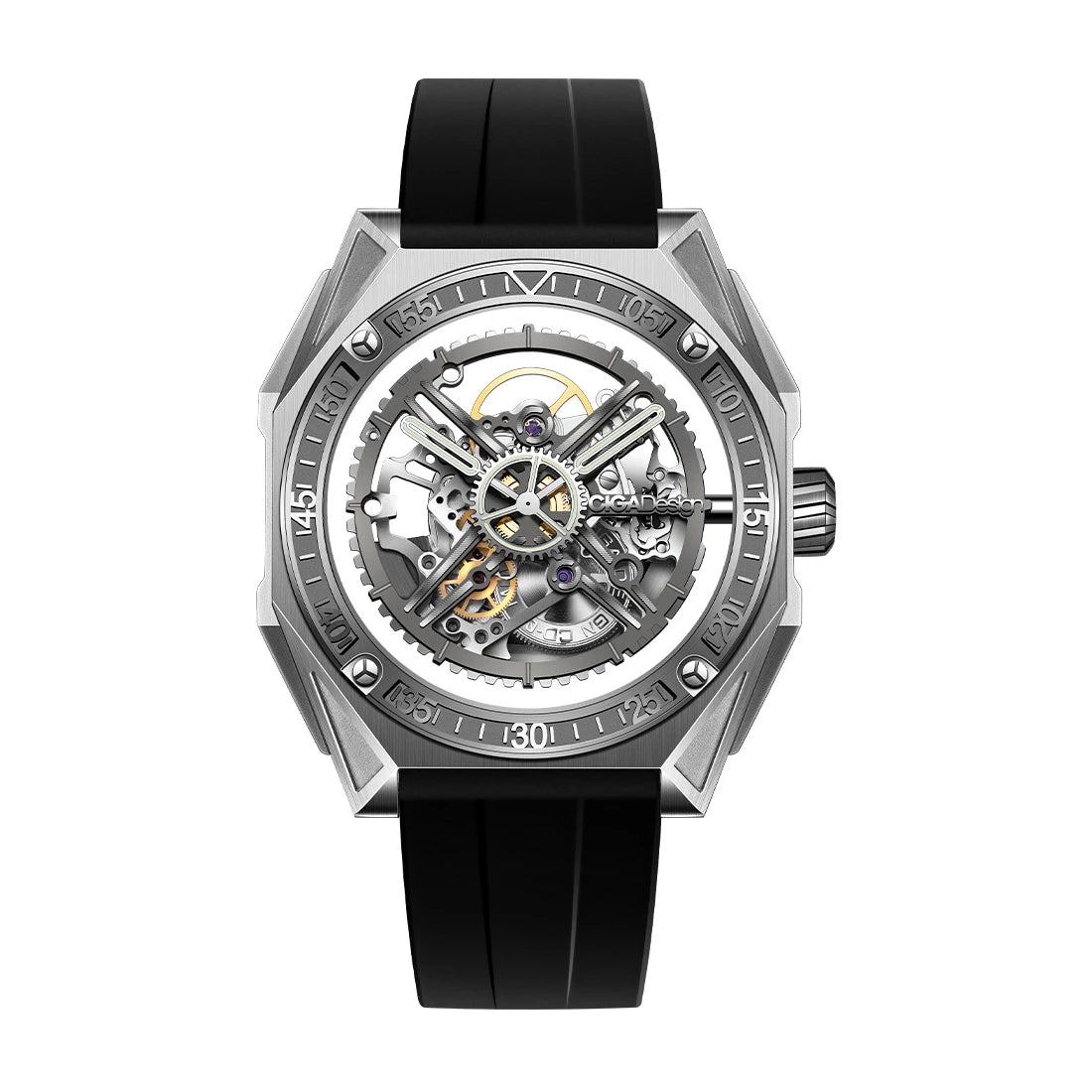 CIGA Design Magician Automatic Zilver 46 mm