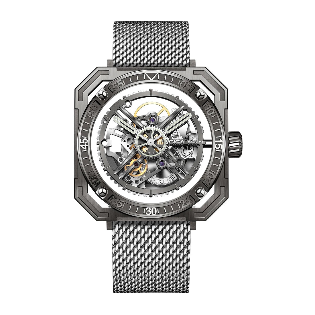 CIGA Design Magician Automatic Zilver 46 mm