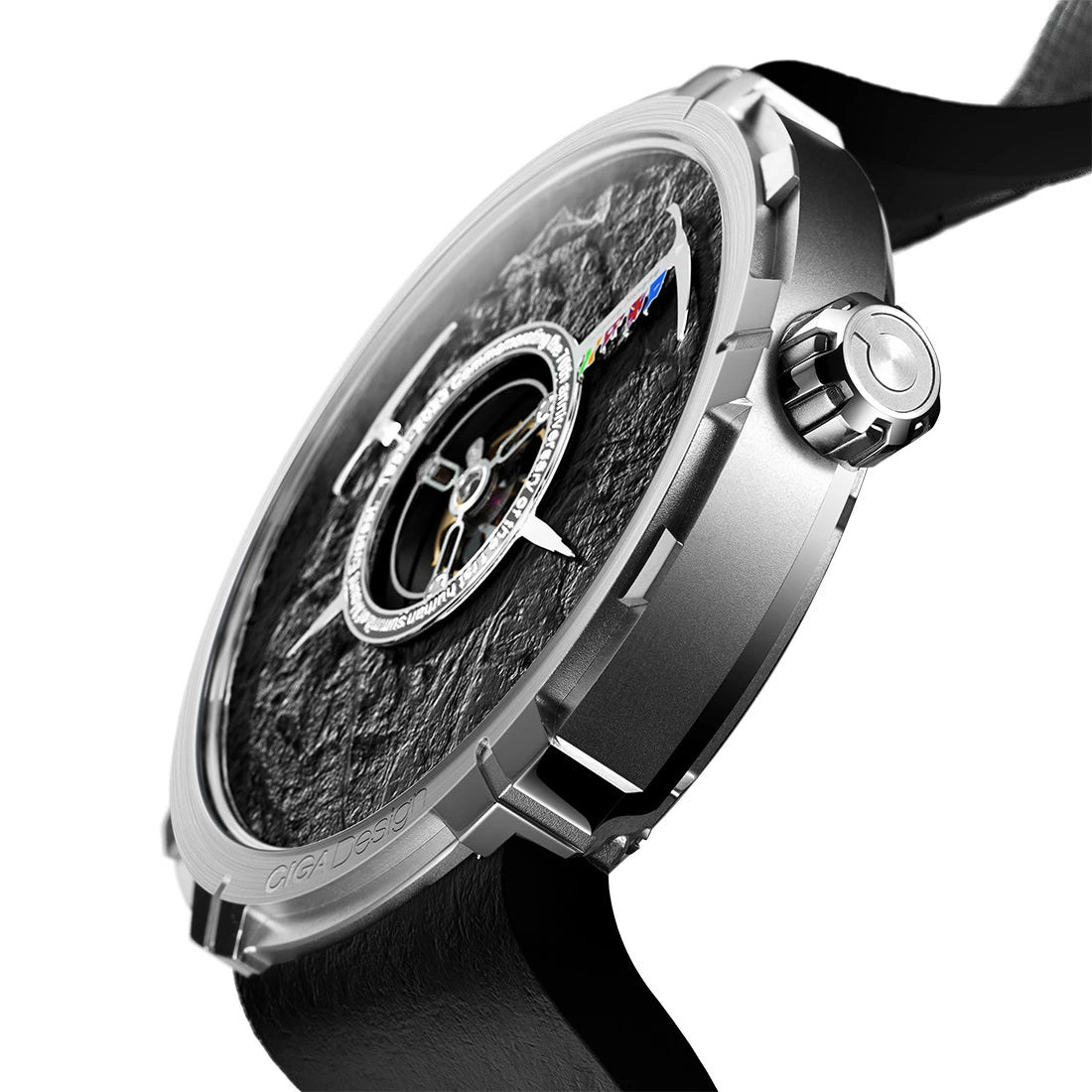 CIGA Design Tourbillon Mount Everest Automatic Zilver 45 mm