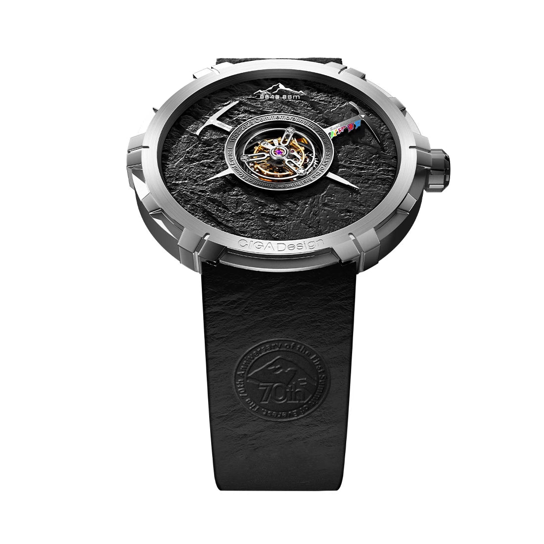 CIGA Design Tourbillon Mount Everest Automatic Zilver 45 mm