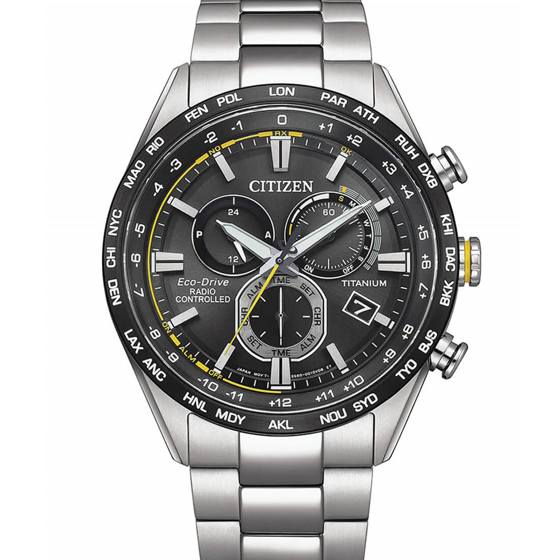 Citizen Eco-Drive Quarz Schwarz