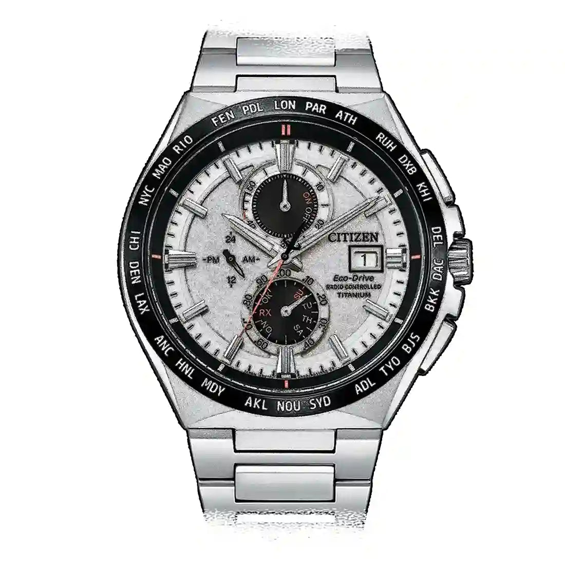 Citizen Funkuhr Quarz Weiß