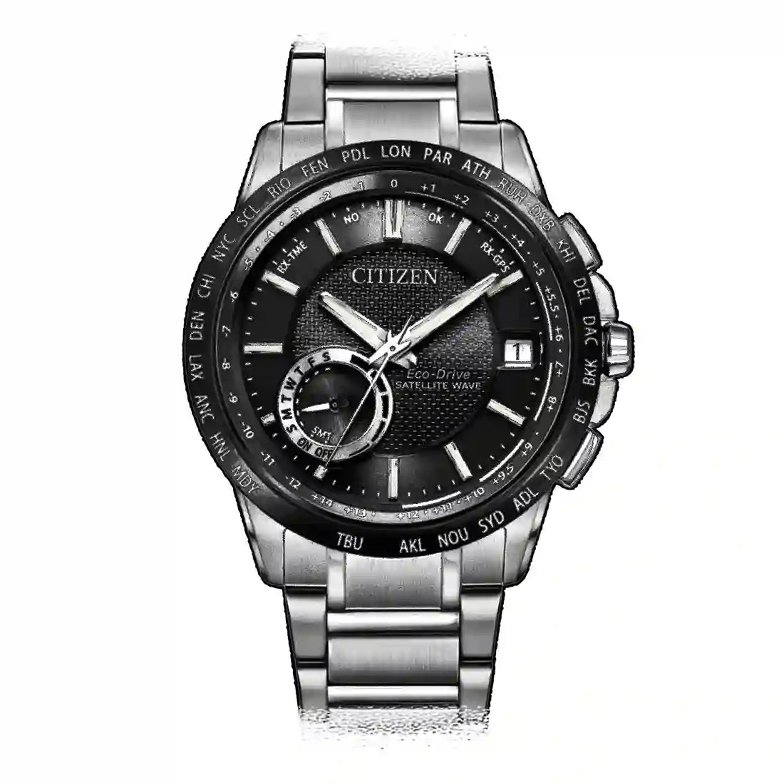 Citizen Satellite Wave Quartz Black 44mm