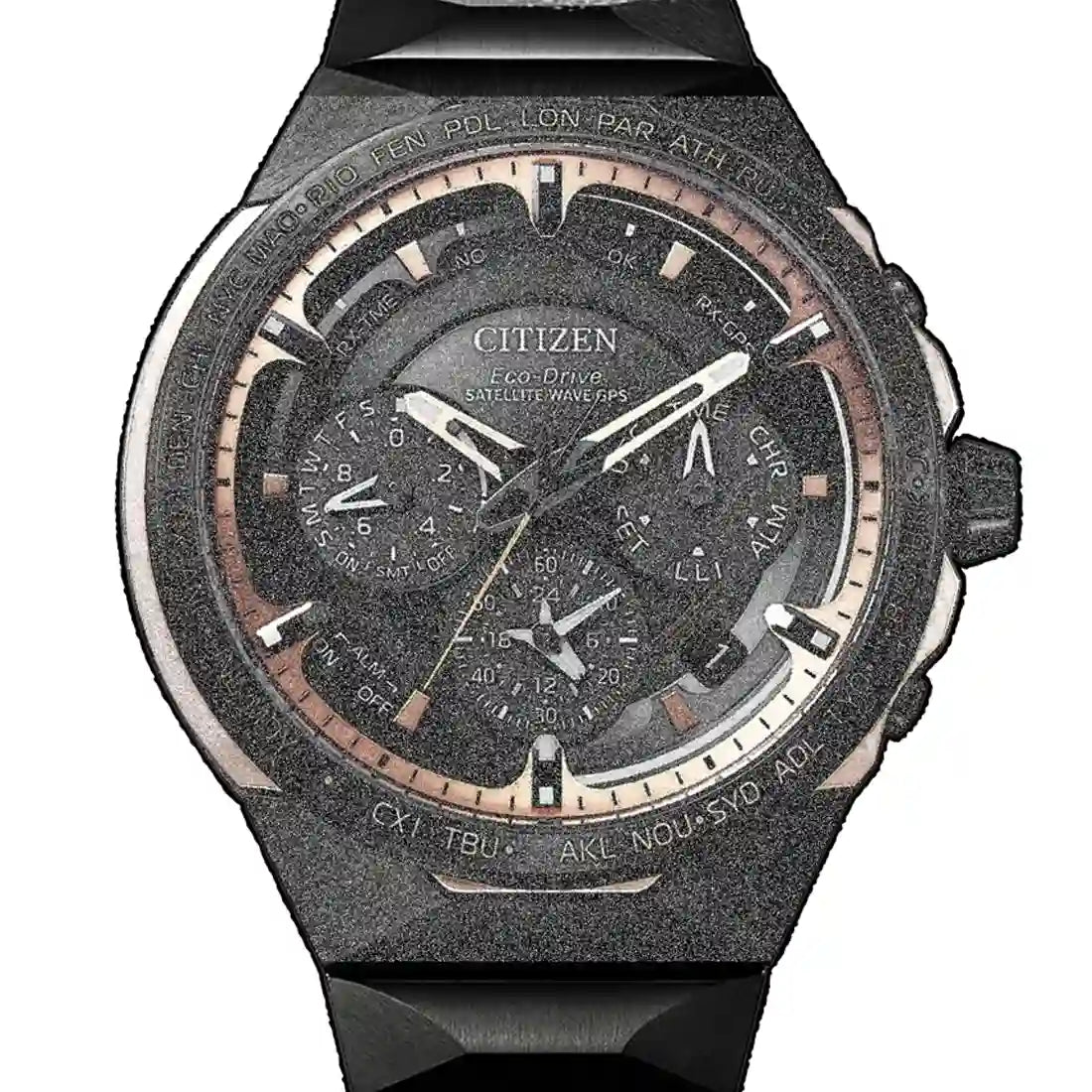 Citizen Satellite Wave Quarz Schwarz