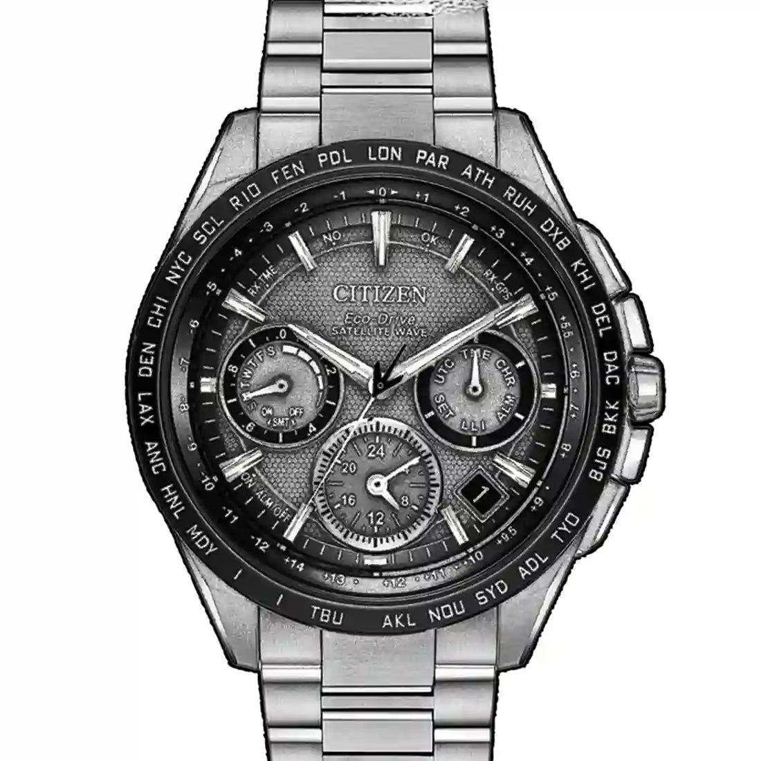 Citizen Satellite Wave Quarz Schwarz