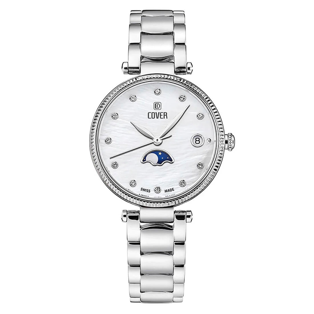 Cover Fly Me To The Moon Quartz Silver 32mm