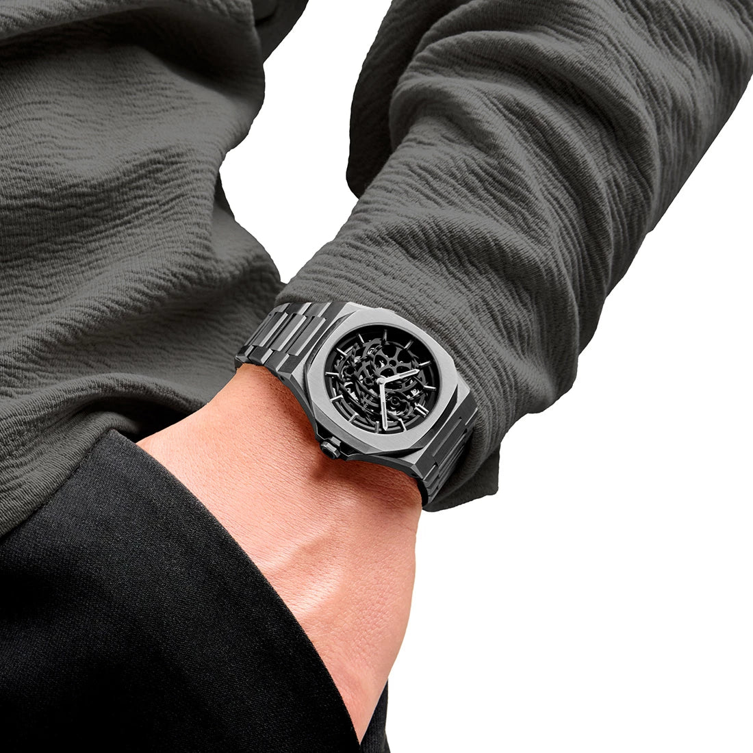 D1 Milano Mechanical Automatic Black 41mm